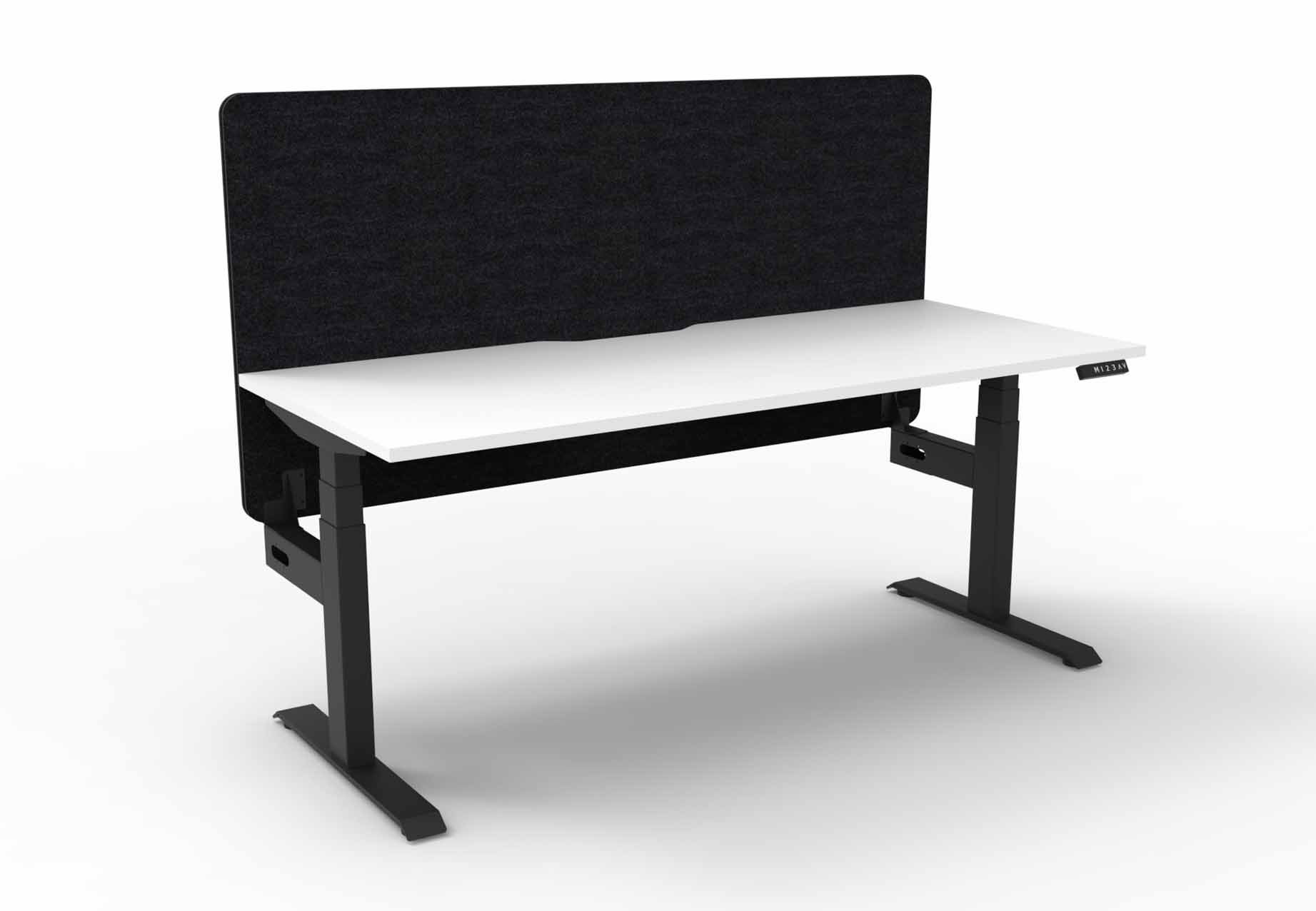 Boost+ Sit-Stand Single Sided Workstation - with Eco Screen